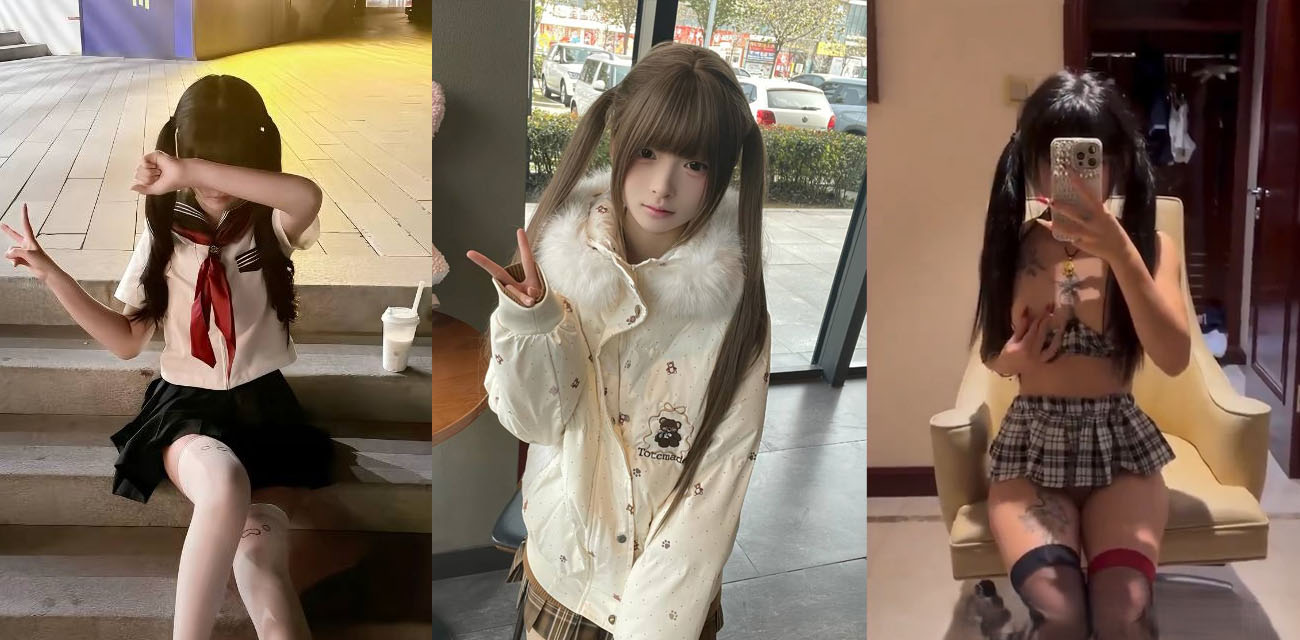 抖音新赛道网红【仅呆】神级起号实拍咯咯哒的一天vlog，清纯双马尾萝莉私下卖逼当鸡酒店激情服务金主